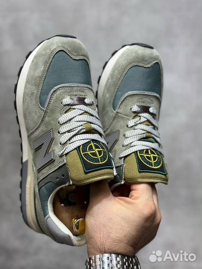 Крассовки Stone Island x New Balance 574