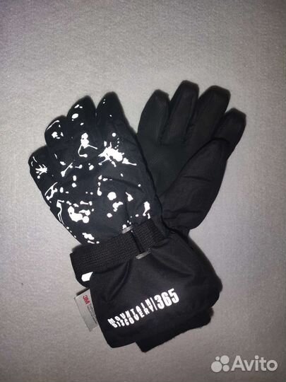 Новые зимние перчатки 7-8л Н&М и вещи на мал 0-7л