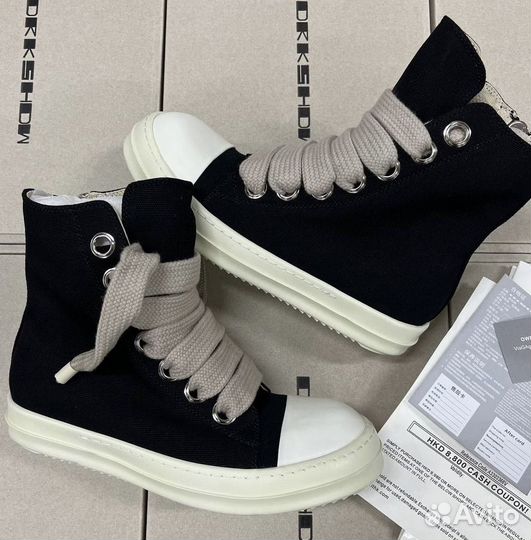 Кеды Rick Owens drkshdw High-Top Jumbo Lace