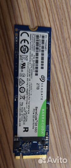 Ssd m2 nvme 2tb Seagate