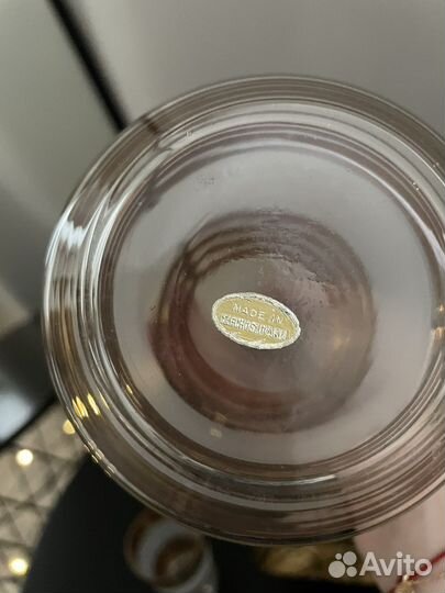 Штоф и рюмки стекло Чехословакия