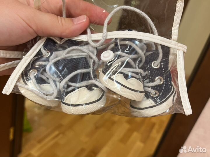 Кеды на маленькую собаку, размер s