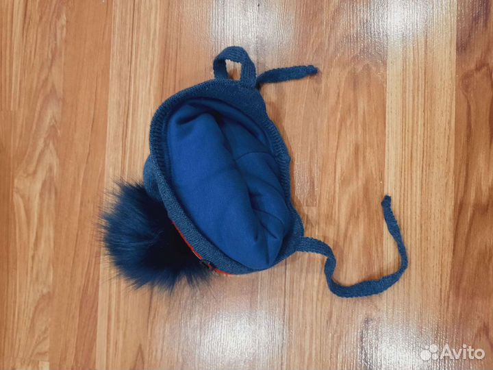 Шапка теплая новая 50-52