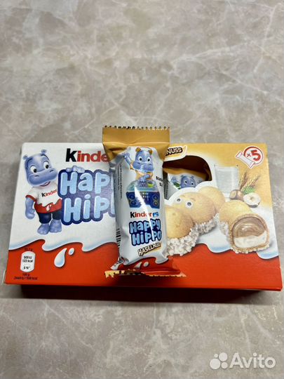 Kinder Happy Hippo бегемотики