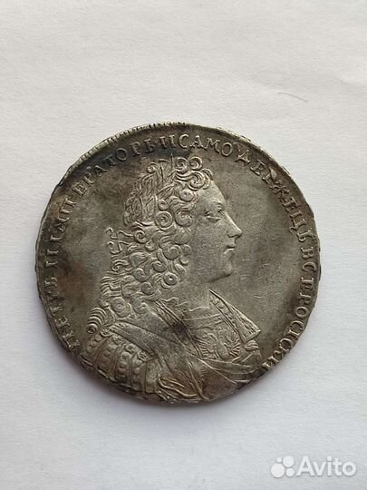 1 рубль 1729г Пëтр 2