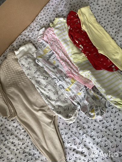 Вещи пакетом на девочку от 0 до 6 месяцев