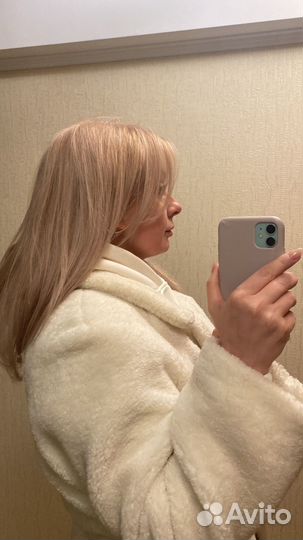 Шуба натуральная 80% шерсть