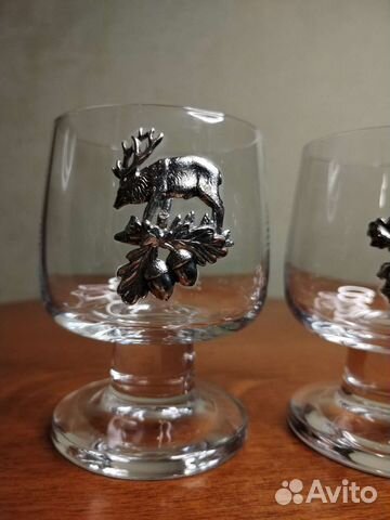 Бокалы, стаканы, рюмки Богемия Чехословакия