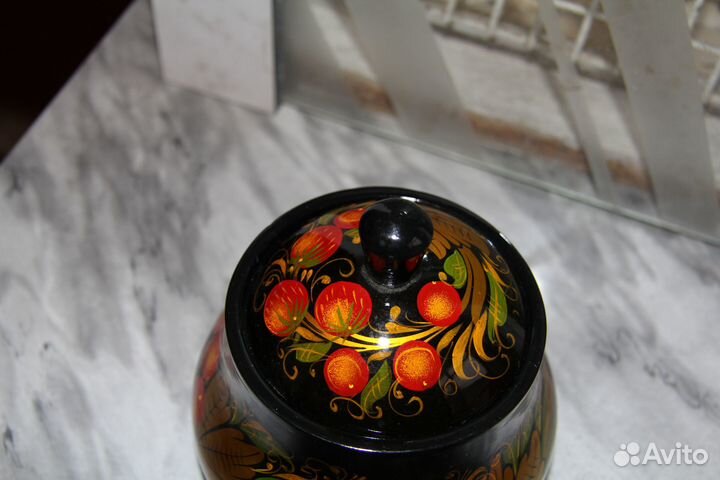 Хохлома ваза для меда