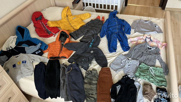 Детские вещи пакетом на мальчика 86 92