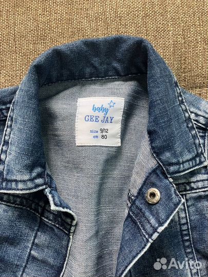 Джинсовая куртка детская 80