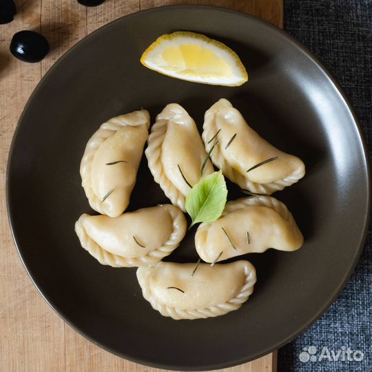 Вареники с картофелем и грибами Ферма дв ручная ле