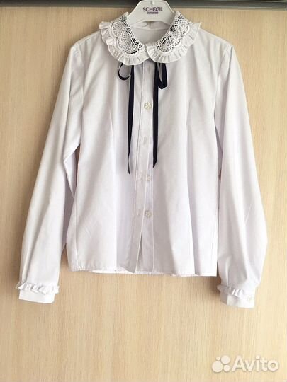 Блузка белая для девочек