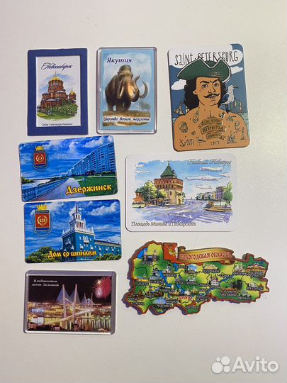 Магнит коллекционный, города