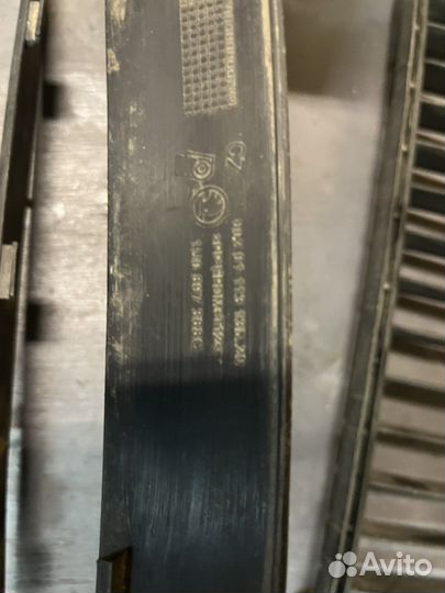 Решетка нижняя переднего бампера skoda octavia