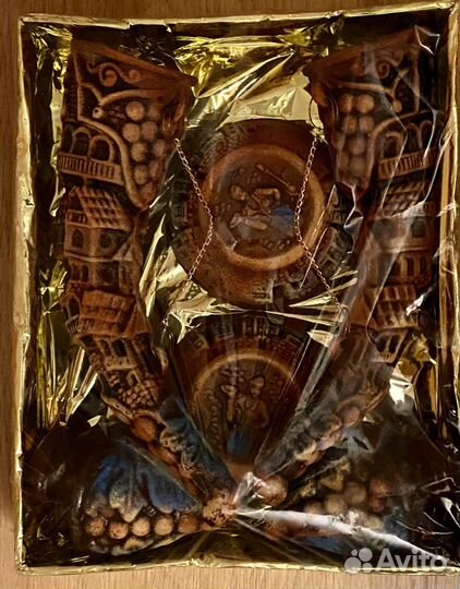 Набор сувенирный кубки миски глина Грузия