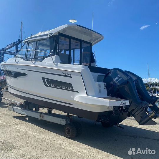 Новый катер merry fisher 895, 2 мотора