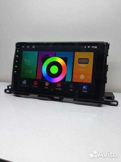 Магнитола Toyota Highlander 3 XU50 2013-2018 4/64G