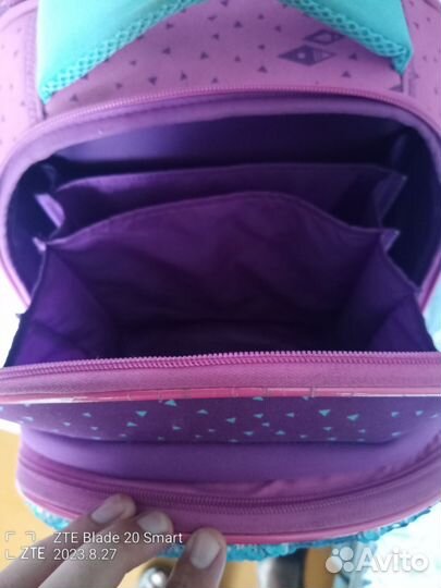 Рюкзак школьный ортопедический для девочки,пайетки