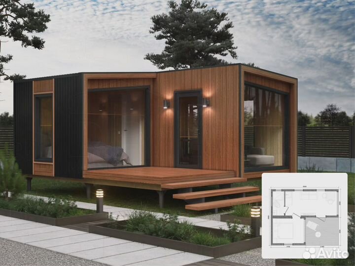 Продаем модульные дома с доставкой до участка