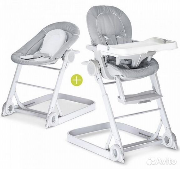 Стульчик для кормления и шезлонг 2 в 1