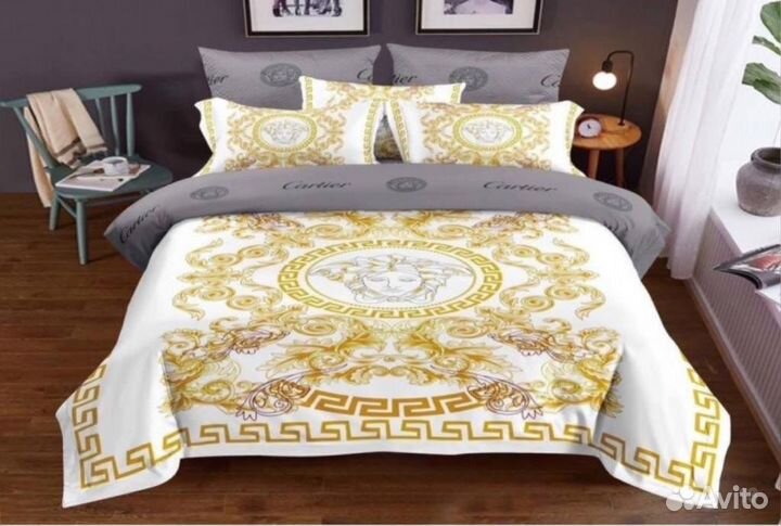 Постельное белье, новое, евро
