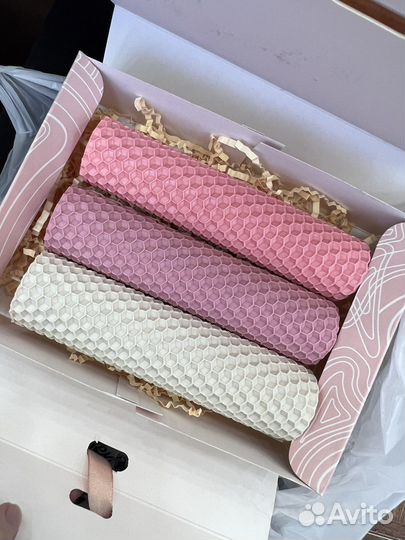 Подарочный набор свечей из вощины