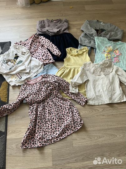 Одежда для девочки пакетом 110 116