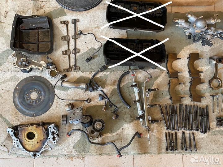 Двигатель в разборе Запчасти Outlander XL 3.0 6B31