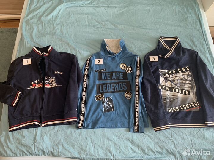 Толстовки для мальчика разные на 140 см