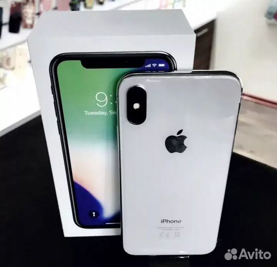 iPhone X 64 gb silver A1381