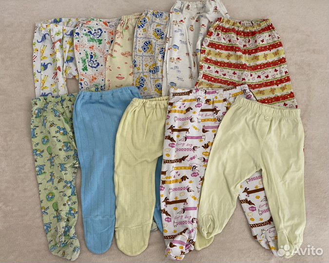 Ползунки 56-68 размеры