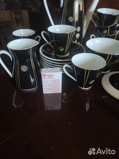 Кофейный сервиз фарфор гдр фрайбергер