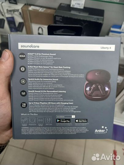 Наушники TWS Anker Soundcore Liberty 4