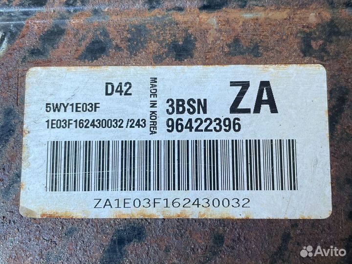 Блок управления двигателем Chevrolet Lacetti 1.6 1