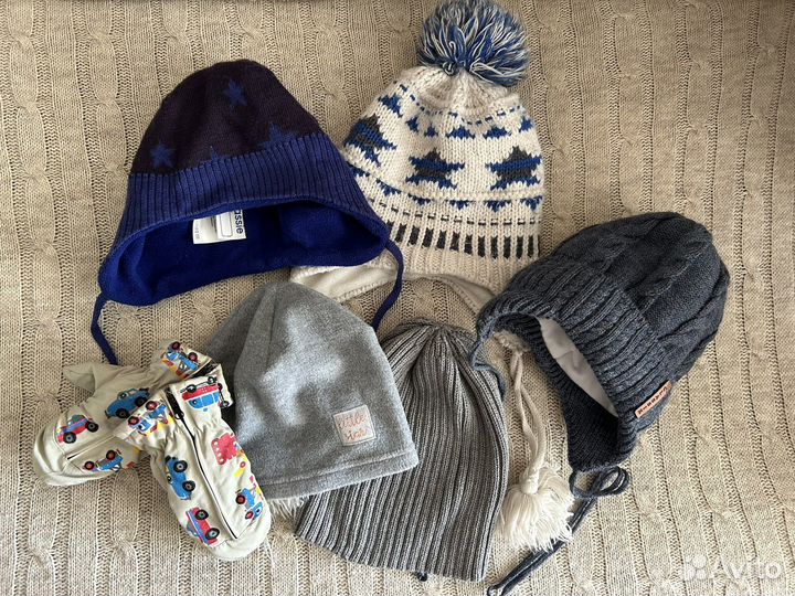 Шапки детские зимние
