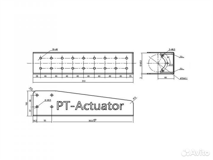 PT Scorpion S актуаторы (4 шт.) для симрейсинга