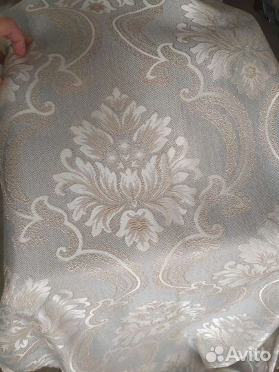 Шторы лен рогожка по 1,5метр, 2шт цена за обе