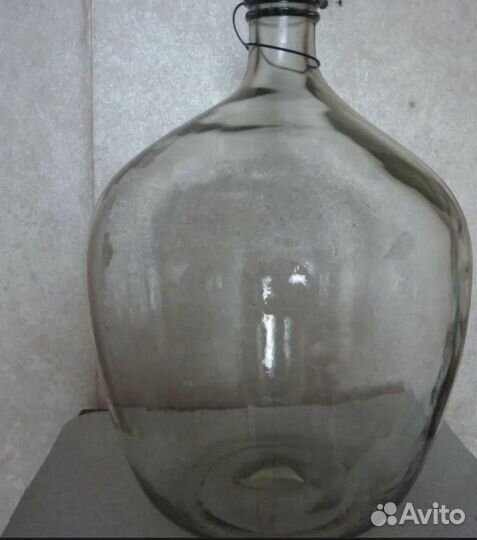 Бутыль стеклянная 50 литров СССР