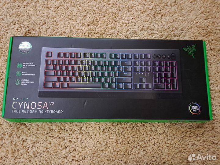 Клавиатура Razer Cynosa V2 черный