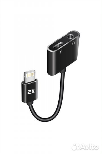 Переходник Lightning 8pin x Audio/Charging Exployd