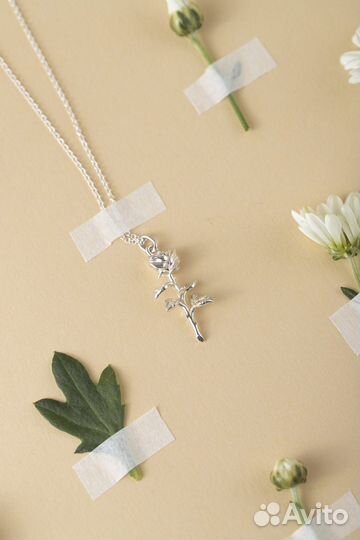 Подвеска роза Rose Symphony