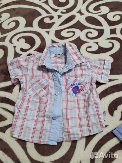 Рубашка для мальчика 68-80р