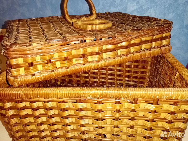 Интерьерные плетенные корзины