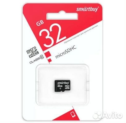 Карта памяти smartbuy 32GB microsdhc Class10 (без
