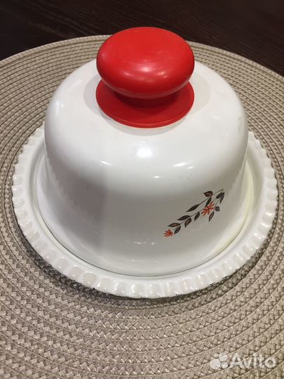 Масленка СССР эмалированная