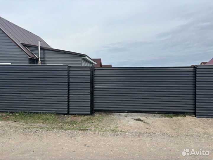 Откатные ворота под ключ с установкой