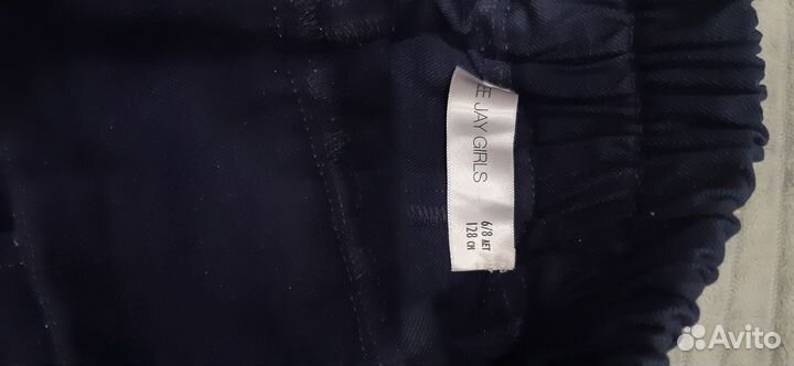 Шорты-юбка,тёмно-синие,рост 128