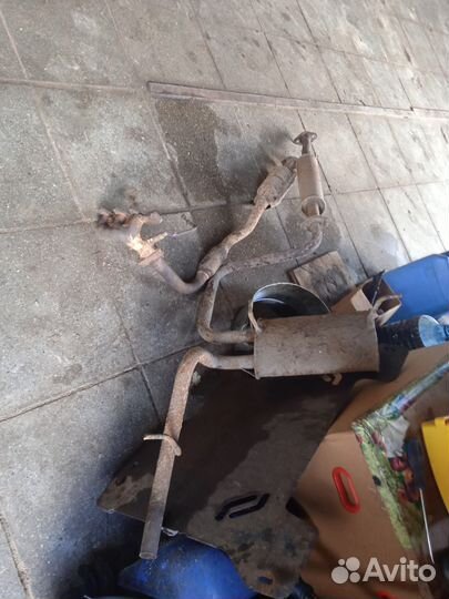 Глушитель на daewoo matiz 0.8