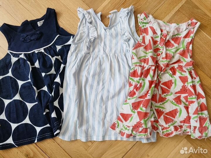 Пакет вещей на девочку 74-18 месяцев